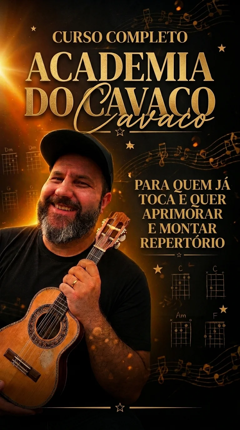 Capa do curso Academia do Cavaco